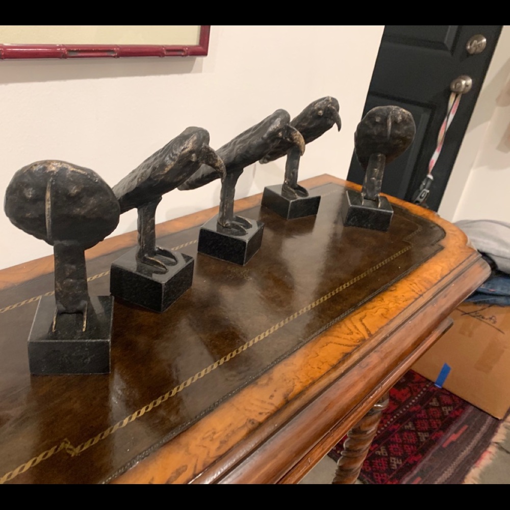 Owls statues